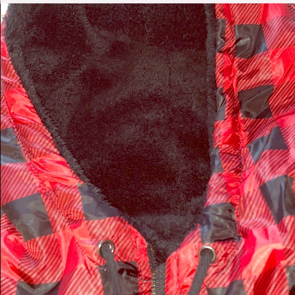 checkered winter vest - Picture 3 of 4